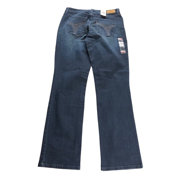 NWT Levis Sz33 Bold Curve Classic Straight Leg Jeans, Emroidered - Picture 11 of 15